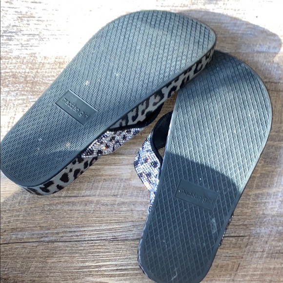 Leopard Print Women's Sandals - Picture 4 of 5